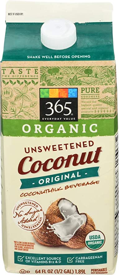 365 coconut milk that is low in protein and phosphorus for CKD