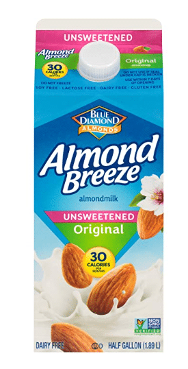 almond breeze almond milk that is low in protein and phosphorus for CKD