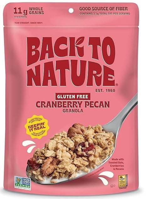 back to nature low potassium granola