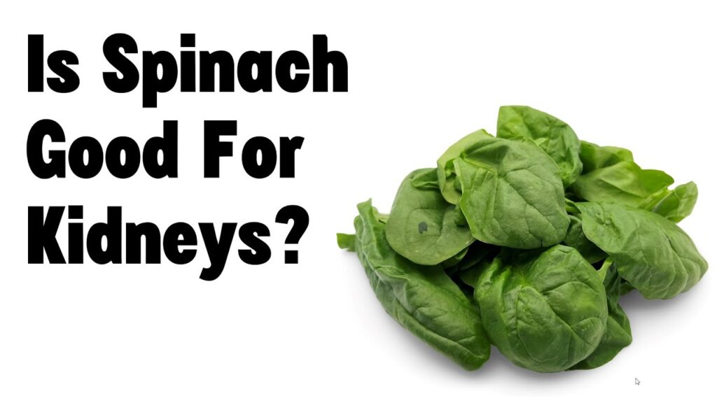 Is spinach good for kidneys?