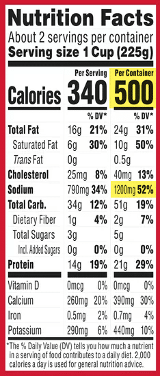 stouffers mac and cheese nutrition high sodium