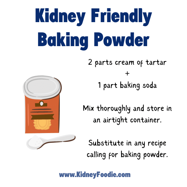 kidney friendly baking powder recipe