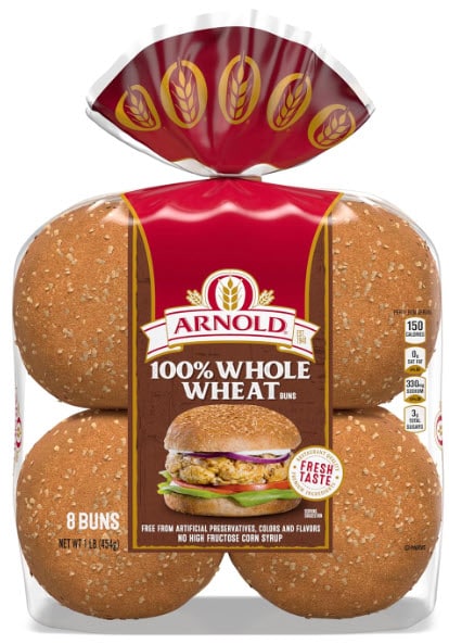 arnold low phosphorus hamburger buns