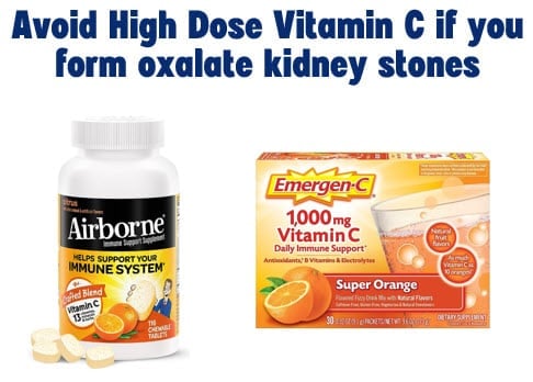 high dose vitamin c to avoid for stone formers high dose vitamin c to avoid for stone formers