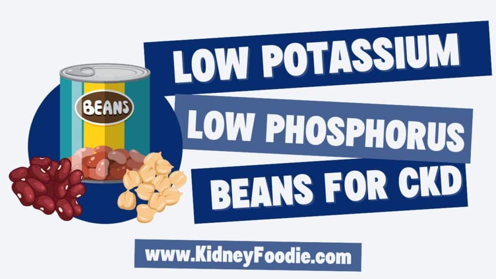 low potassium low phosphorus beans for ckd